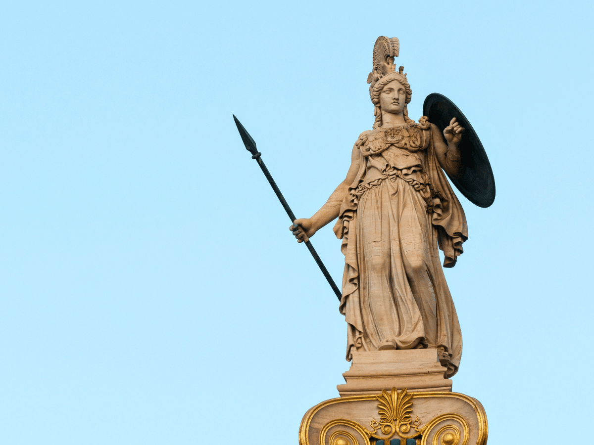 Statue of Athena.
